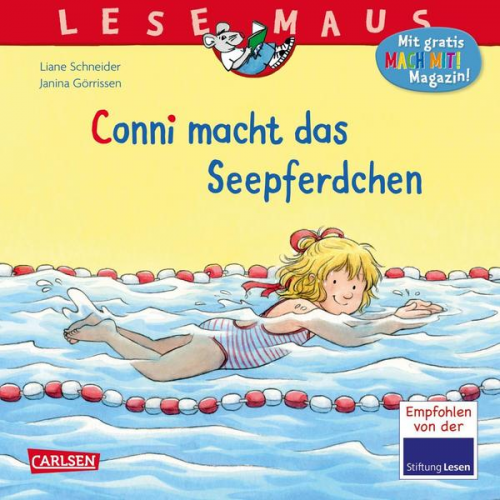Liane Schneider - LESEMAUS 6: Conni macht das Seepferdchen