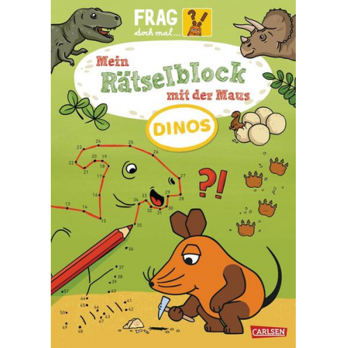 Christine Mildner - Frag doch mal ... die Maus: Mein Rätselblock mit der Maus – Dinos