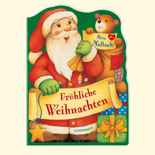 Fröhliche Weihnachten. Mein Malbuch