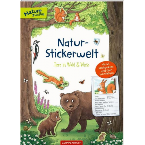 Ruby Anna Warnecke - Natur-Stickerwelt: Tiere in Wald & Wiese