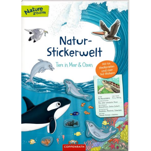 Natur-Stickerwelt: Tiere in Meer und Ozean