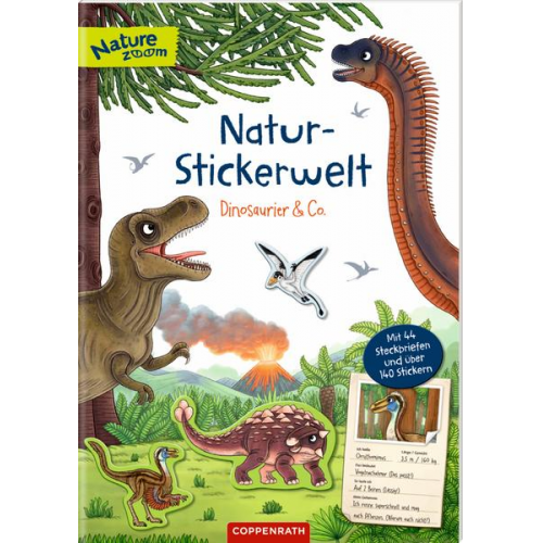 Ruby Anna Warnecke - Natur-Stickerwelt - Dinosaurier & Co.