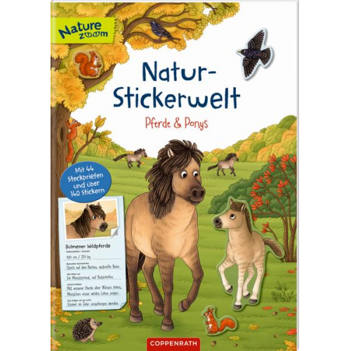 Natur-Stickerwelt - Pferde und Ponys