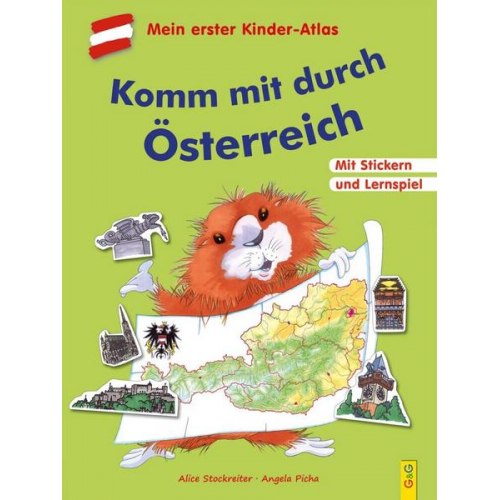 145144 - Komm mit durch Österreich. Mit dem Kinder-Atlas durch unser Land