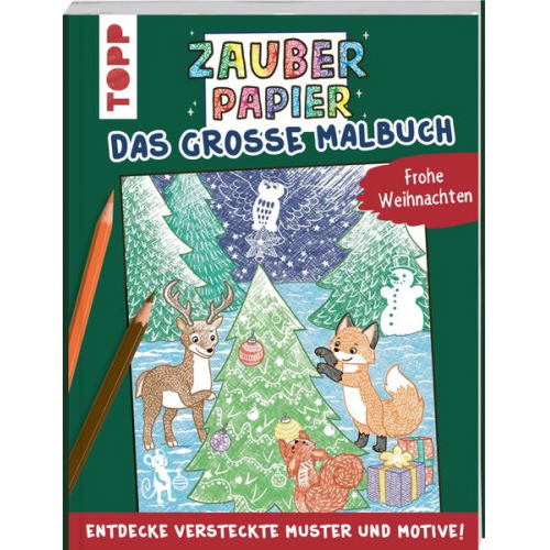 Mimi Hecher - Zauberpapier - Das große Malbuch - Frohe Weihnachten