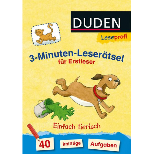 Susanna Moll - Duden Leseprofi – 3-Minuten-Leserätsel für Erstleser: Einfach tierisch