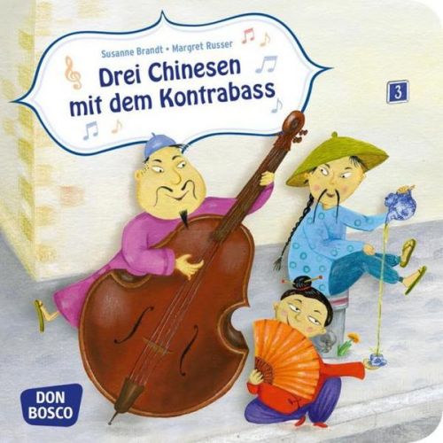 Susanne Brandt - Drei Chinesen mit dem Kontrabass. Mini-Bilderbuch.