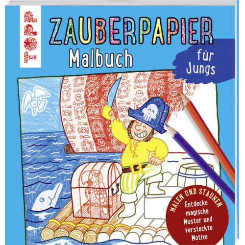 Norbert Pautner - Zauberpapier Malbuch für Jungs
