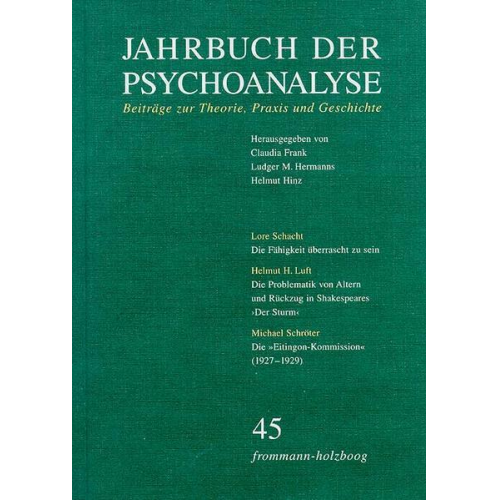 Jahrbuch der Psychoanalyse / Band 45