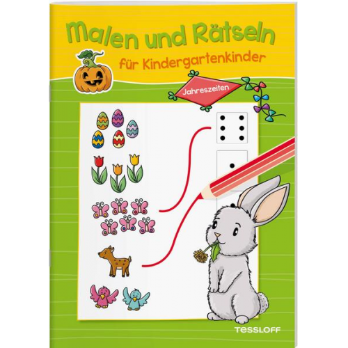 Nadja Schwendemann - Malen und Rätseln für Kindergartenkinder. Jahreszeiten
