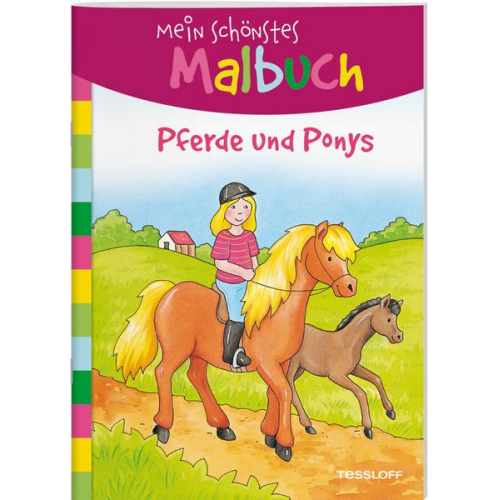 Corina Beurenmeister - Mein schönstes Malbuch. Pferde und Ponys. Malen für Kinder ab 5 Jahren