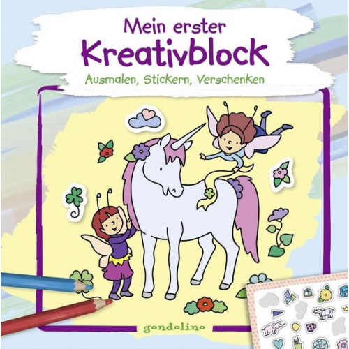 Mein erster Kreativblock (Einhorn)