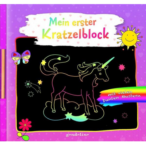 Mein erster Kratzelblock (Einhorn)