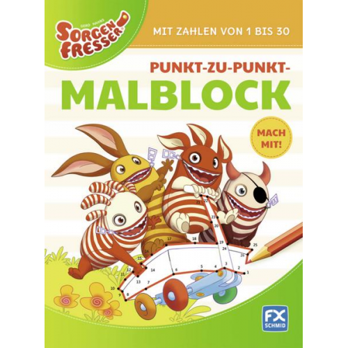 Gerd Hahns Sorgenfresser: Punkt-zu-Punkt-Malblock