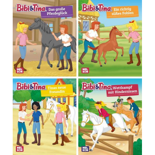 28566 - Nelson Mini-Bücher: 4er Bibi & Tina 33-36