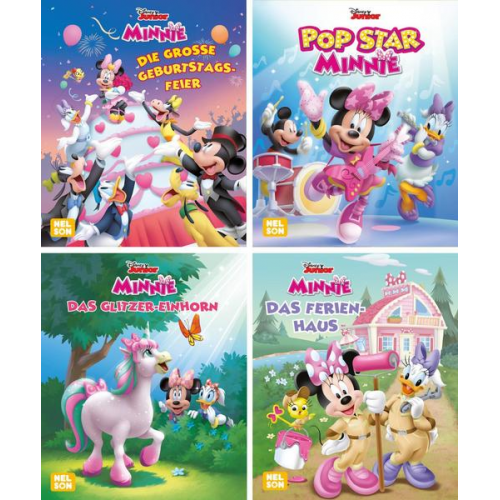 Nelson Mini-Bücher: 4er Disney Minnie Maus 5-8