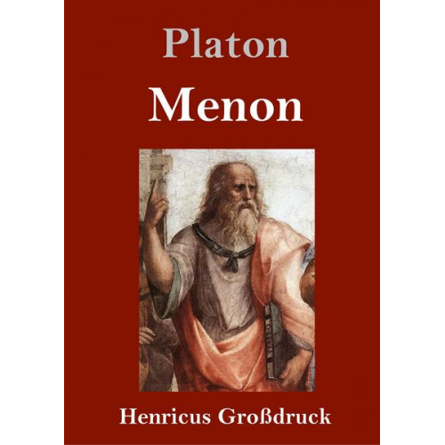 Platon - Menon (Großdruck)