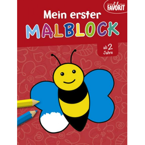 20815 - Mein erster Malblock – rot