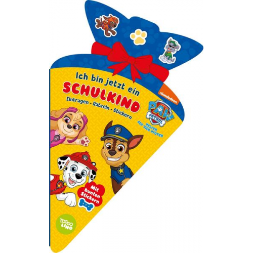 Schwager & Steinlein Verlag - PAW Patrol Ich bin jetzt ein Schulkind! Eintragen, Rätseln, Stickern