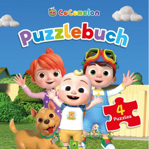 Schwager & Steinlein Verlag - CoComelon Puzzlebuch. Mit 4 Puzzles zu je 12 Teilen