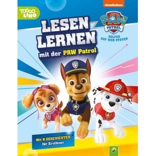 Schwager & Steinlein Verlag - Lesen lernen mit der PAW Patrol: Mit 8 Geschichten für Erstleser