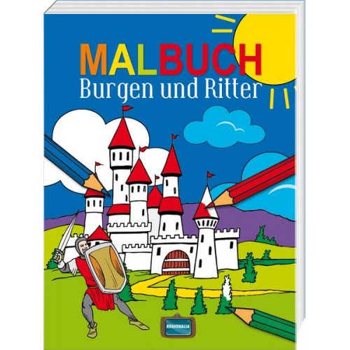 Malbuch Burgen und Ritter
