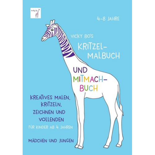 Vicky Bo - Kritzel-Malbuch und Mitmach-Buch. 4-8 Jahre