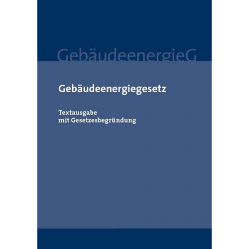 Gebäudeenergiegesetz