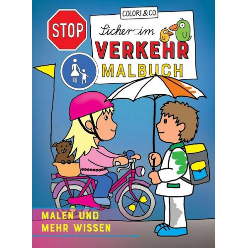 Sicher im Verkehr Malbuch