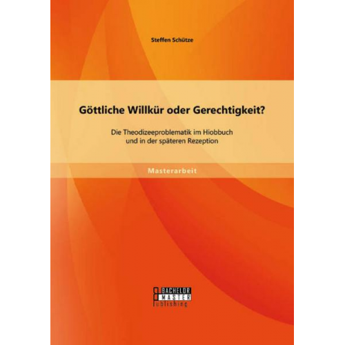 Steffen Schütze - Göttliche Willkür oder Gerechtigkeit? Die Theodizeeproblematik im Hiobbuch und in der späteren Rezeption