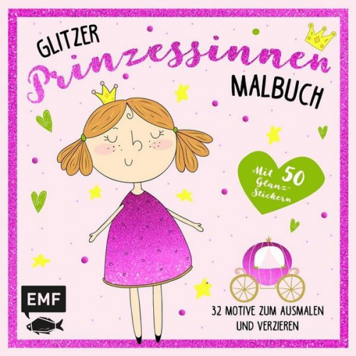 Das Glitzer-Prinzessinnen-Malbuch