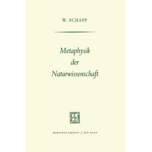 W. Schapp - Metaphysik der Naturwissenschaft