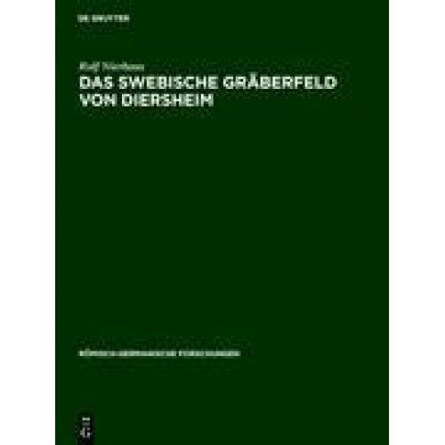 Rolf Nierhaus - Das swebische Gräberfeld von Diersheim