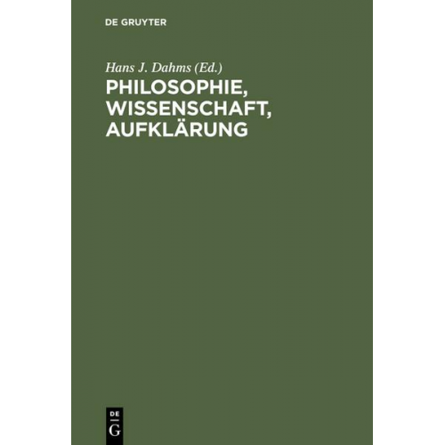 Philosophie, Wissenschaft, Aufklärung