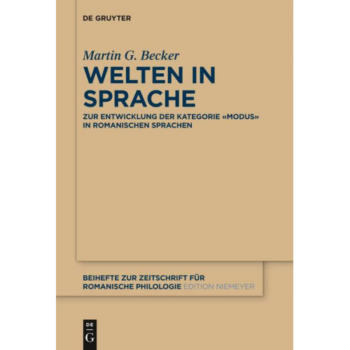 Martin G. Becker - Welten in Sprache