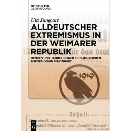 Uta Jungcurt - Alldeutscher Extremismus in der Weimarer Republik