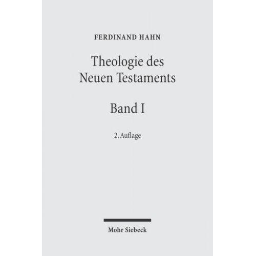 Ferdinand Hahn - Studien zum Neuen Testament