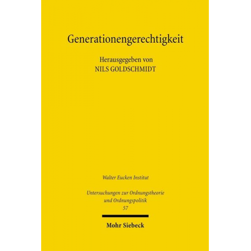 Nils Goldschmidt - Generationengerechtigkeit