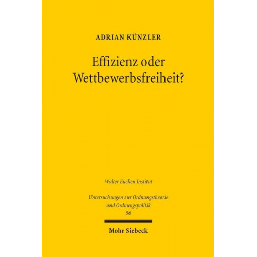 Adrian Künzler - Effizienz oder Wettbewerbsfreiheit?