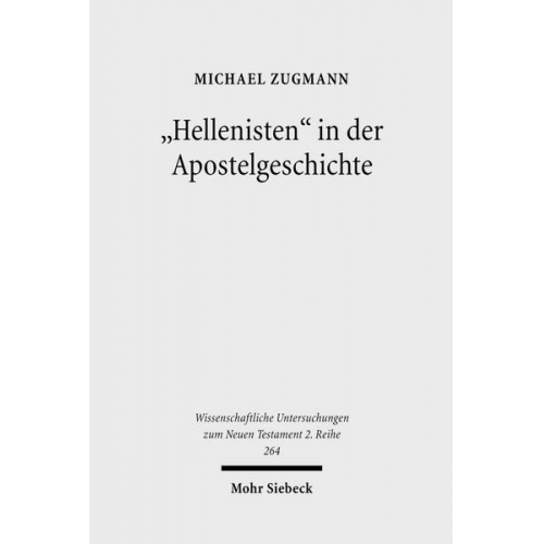 Michael Zugmann - Hellenisten' in der Apostelgeschichte