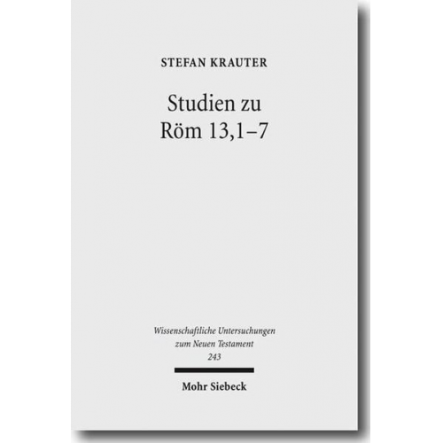 Stefan Krauter - Studien zu Röm 13,1-7