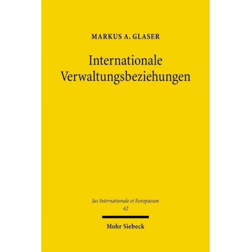 Markus A. Glaser - Internationale Verwaltungsbeziehungen