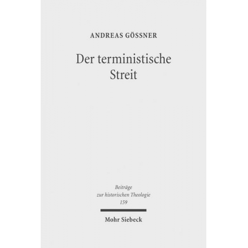 Andreas Gössner - Der terministische Streit