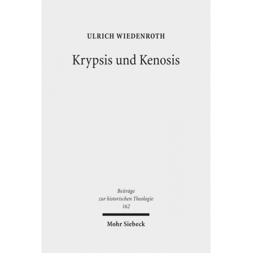 Ulrich Wiedenroth - Krypsis und Kenosis