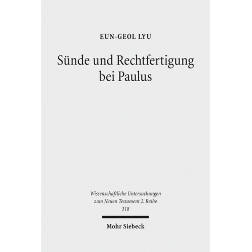 Eun-Geol Lyu - Sünde und Rechtfertigung bei Paulus