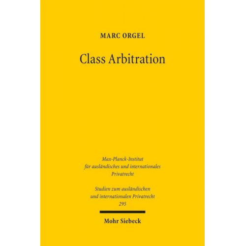 Marc Orgel - Class Arbitration