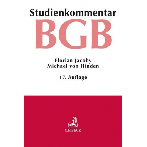 Florian Jacoby & Michael Hinden & Jan Kropholler - Bürgerliches Gesetzbuch