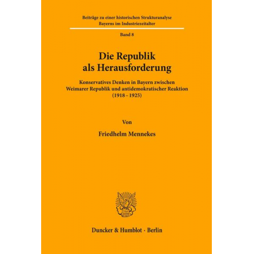 Friedhelm Mennekes - Die Republik als Herausforderung.