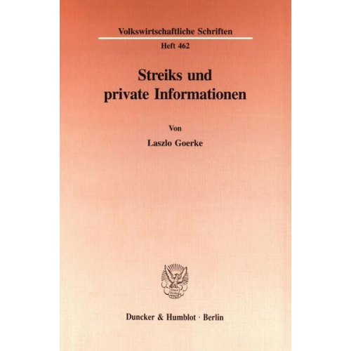 Laszlo Goerke - Streiks und private Informationen.