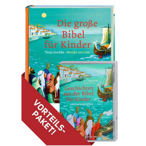 Die große Bibel für Kinder + Geschichten aus der Bibel für Kinder